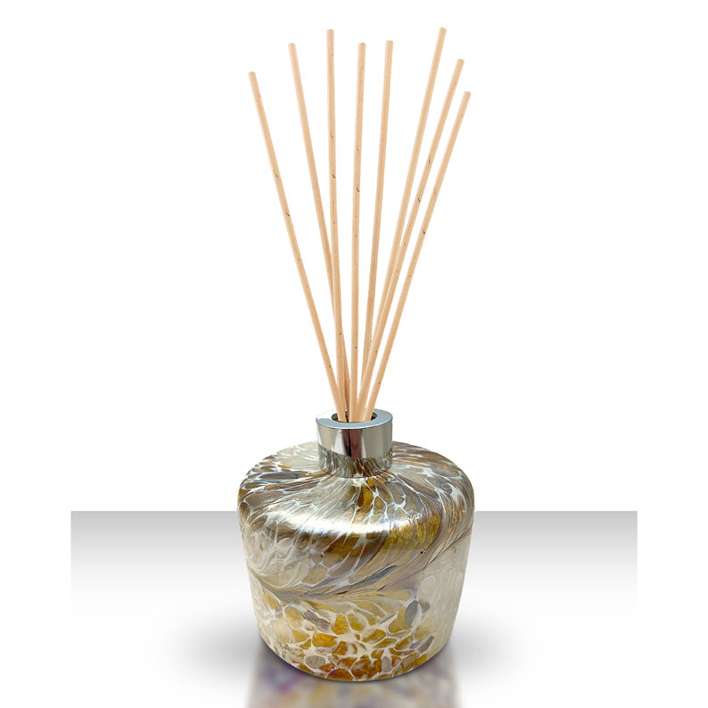 Luxurious Gold And Silver Glass Diffuser
