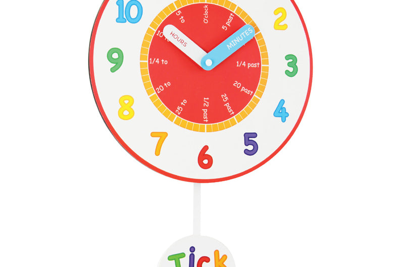 Learn-The-Time Wall Clock