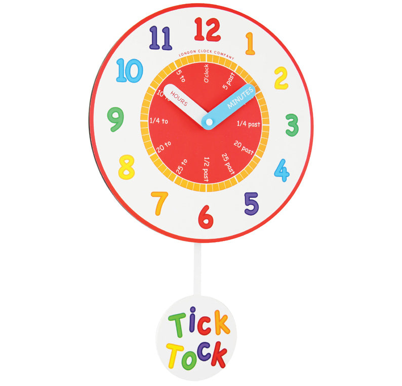 Learn-The-Time Wall Clock