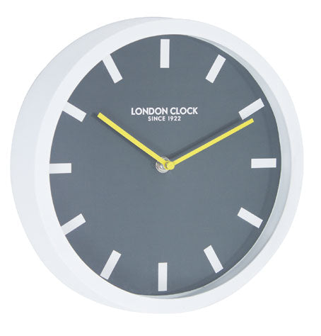 Rubberised White Cased Wall Clock