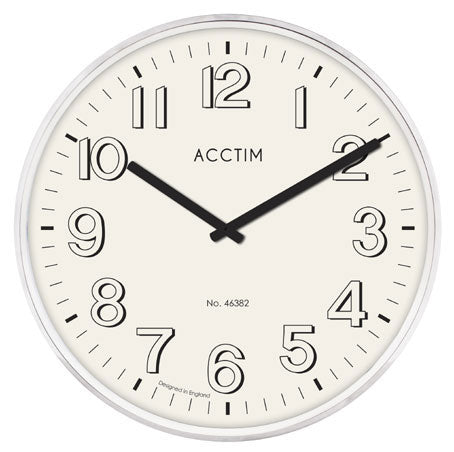 Chromed Rim Wall Clock