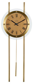 Stunning Gold Metal Drop Pendulum Clock