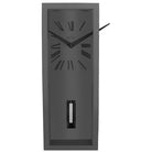 Grey Pendulum Wall Clock With Roman Numerals