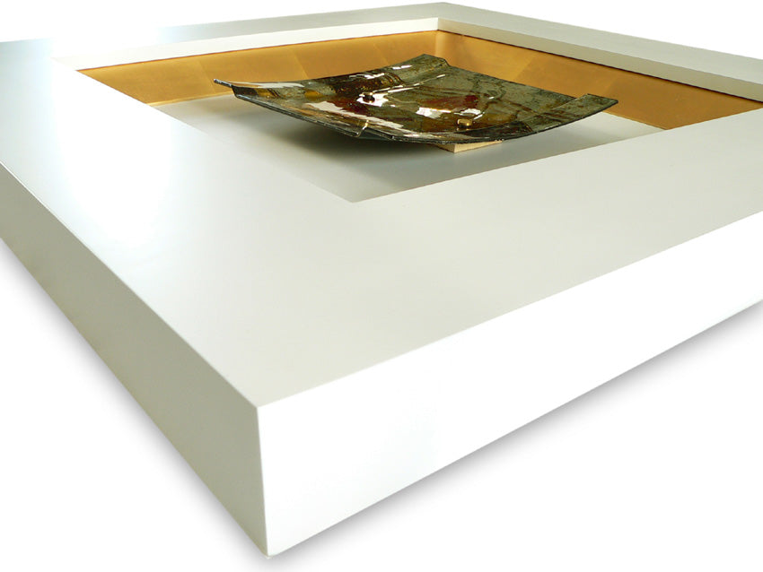 Abstract Earth Tones Fused Glass Wall Décor