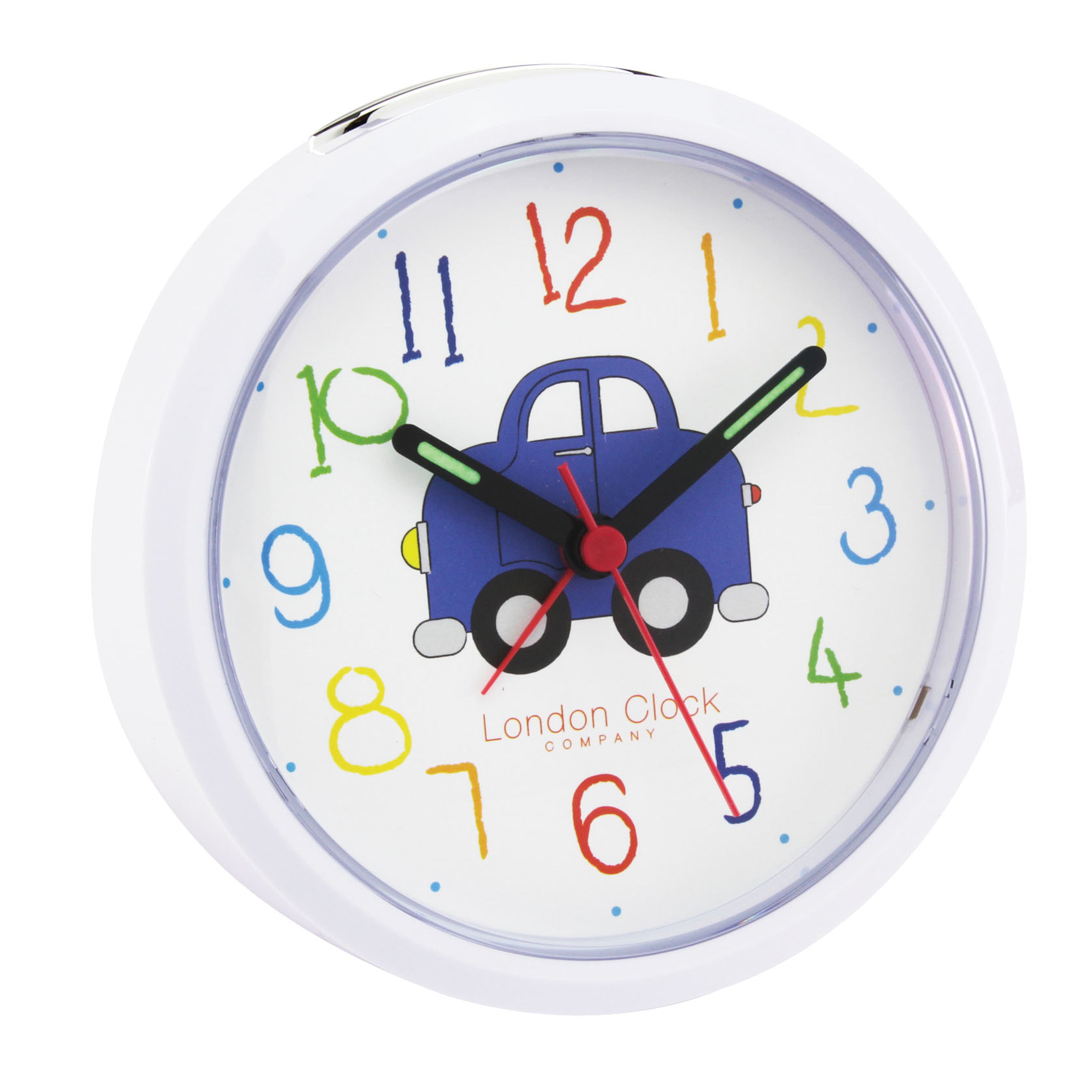 Blue Car Alarm Clock
