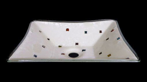 Stunning Handmade Fusion Glass Basin