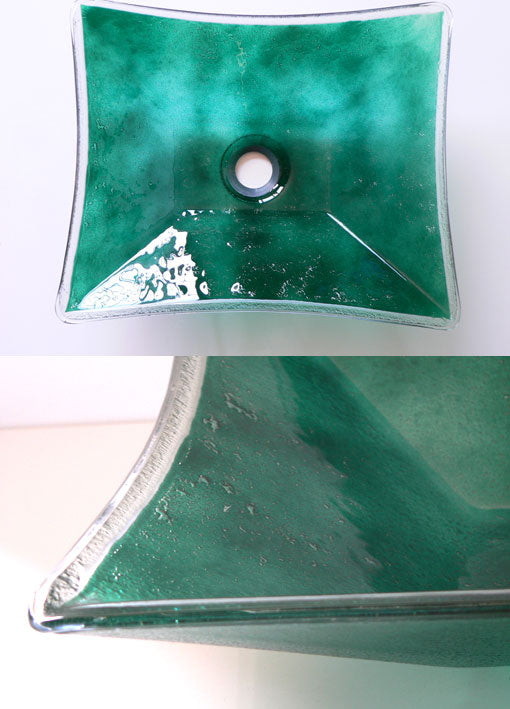 Stunning Handmade Fusion Glass Basin