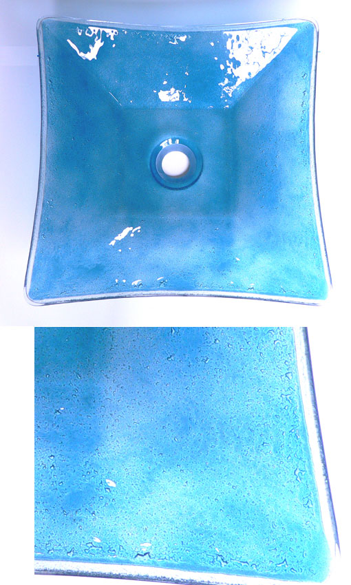 Stunning Handmade Fusion Glass Basin