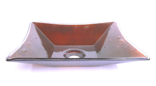 Stunning Handmade Fusion Glass Basin