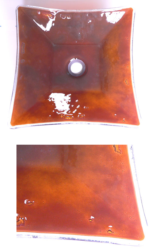 Stunning Handmade Fusion Glass Basin