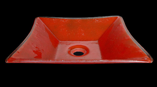 Stunning Handmade Fusion Glass Basin