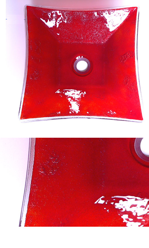 Stunning Handmade Fusion Glass Basin