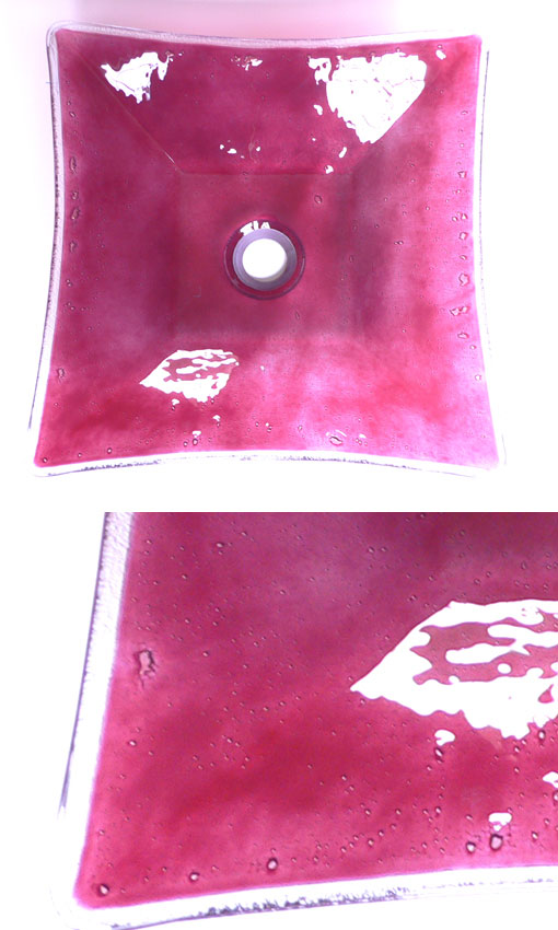 Stunning Handmade Fusion Glass Basin