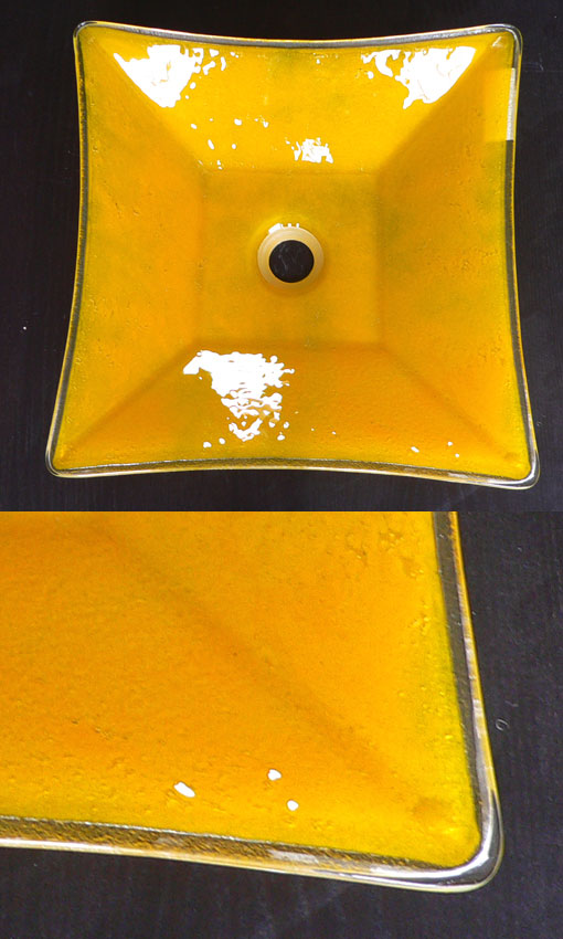 Stunning Handmade Fusion Glass Basin