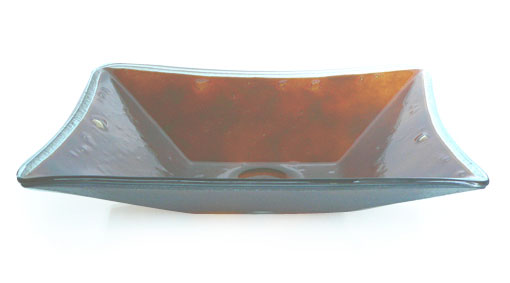 Stunning Handmade Fusion Glass Basin