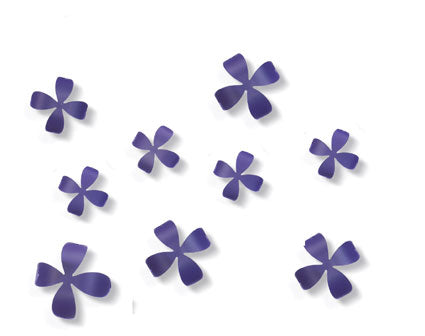 Umbra 20 Purple Wall Flowers Wall Art