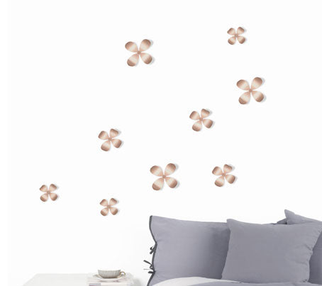 Umbra Flowery Wall Display In Copper