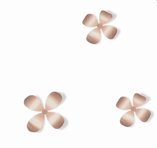 Umbra Flowery Wall Display In Copper