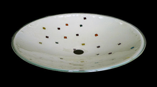 Stunning Handmade Fusion Glass Basin