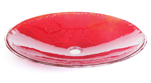 Stunning Handmade Fusion Glass Basin