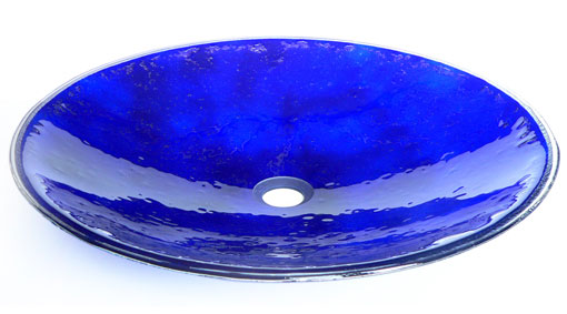 Stunning Handmade Fusion Glass Basin