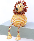 Handmade Beadworkx Lion Beadie Buddie