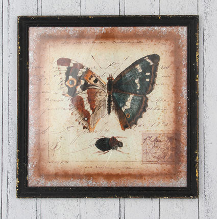 Vintage Butterfly Print Wall Art