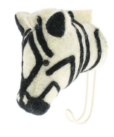 Zebra Head Wall Hook