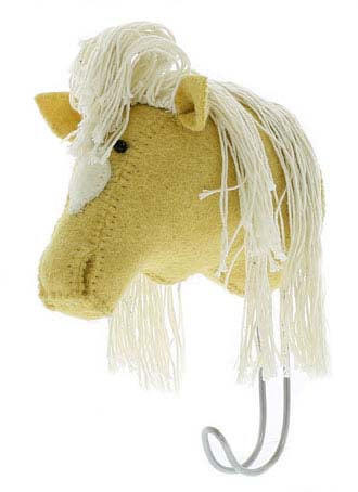 Palomino Horse Head Hook