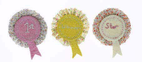 Rosette Broach Mixed Set Of 3