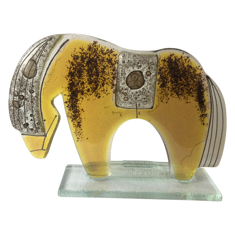 Adorable Pony Fused Glass Ornament