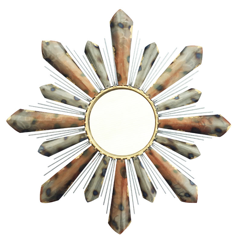 Imposing Medieval Style Wall Art Mirror