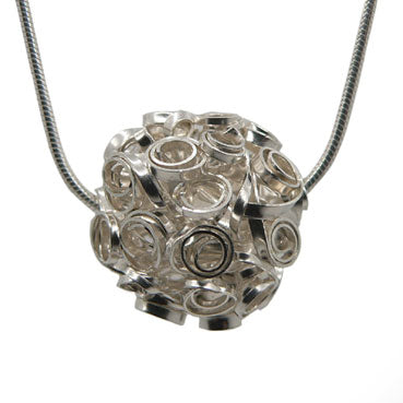 Coils And Srings Designer Ball Pendant