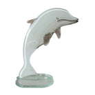 Dolphin Glass Ornament In White
