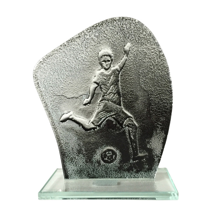 Football Lovers Glass Ornament