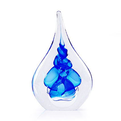 Blue Drop Crystal Paperweight