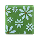 Fabulous Hand Made Green Fused Glass Coasters