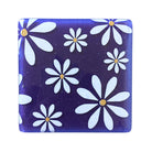 Striking Purple Flower Design Hand Made Coasters