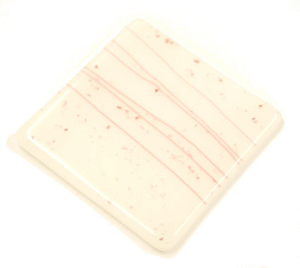 Pink Dandelion Handmade Glass Coaster