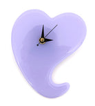 Funky Heart Glass Wall Clock