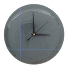Funky Frisbee Style Glass Wall Clock