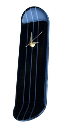 Funky Skateboard Glass Wall Clock