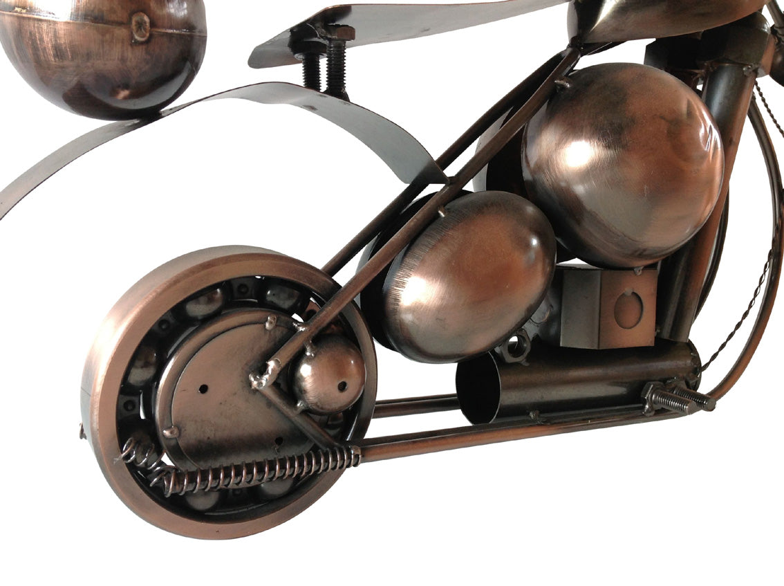 Extra Large Statement Motorbike Made From Nuts and Bolts (and Other Bits!)