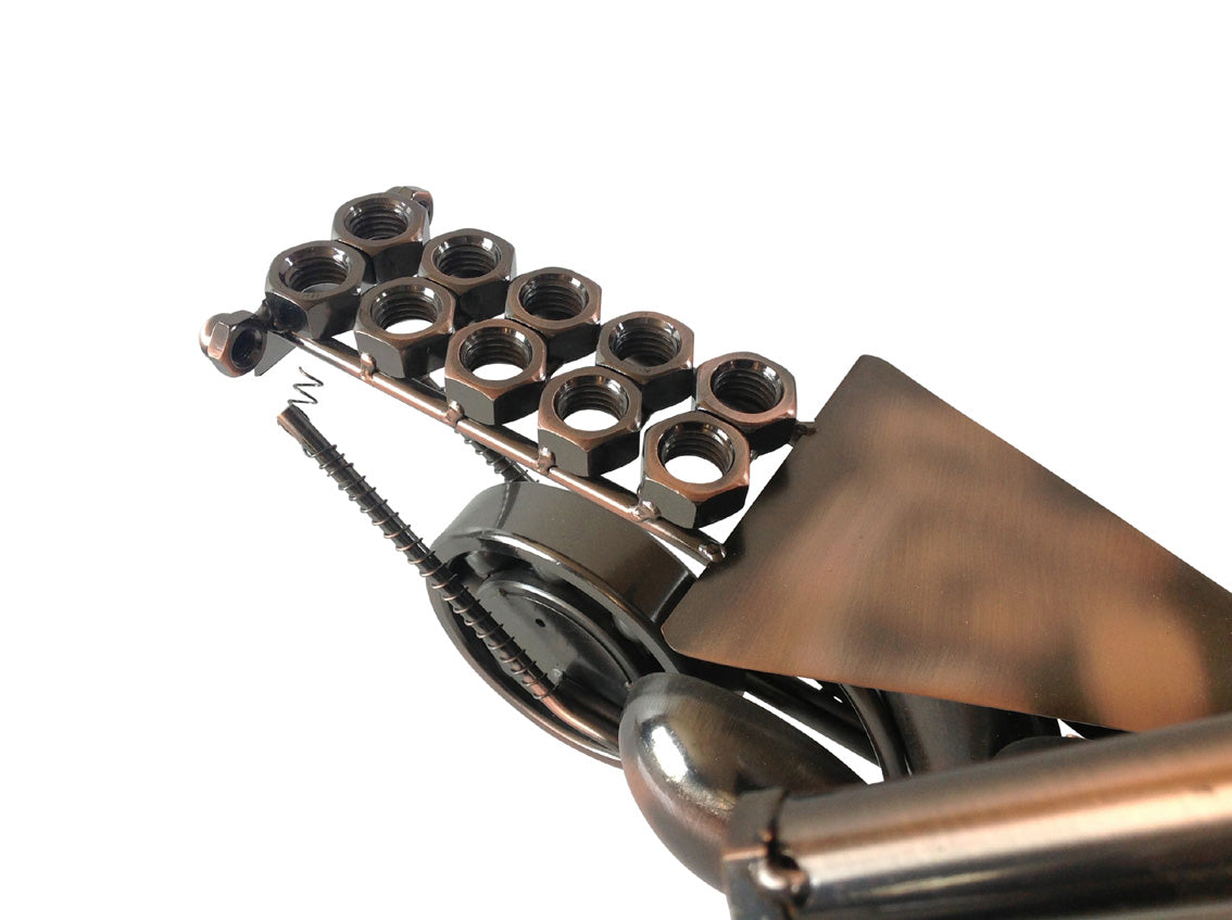 Extra Large Statement Motorbike Made From Nuts and Bolts (and Other Bits!)