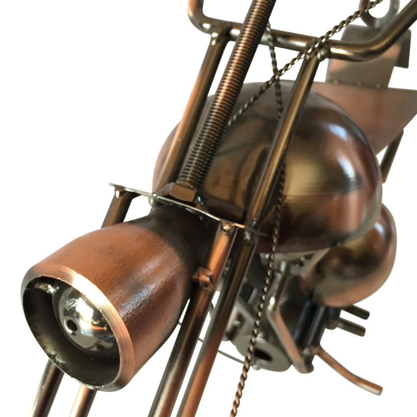 Extra Large Statement Motorbike Made From Nuts and Bolts (and Other Bits!)