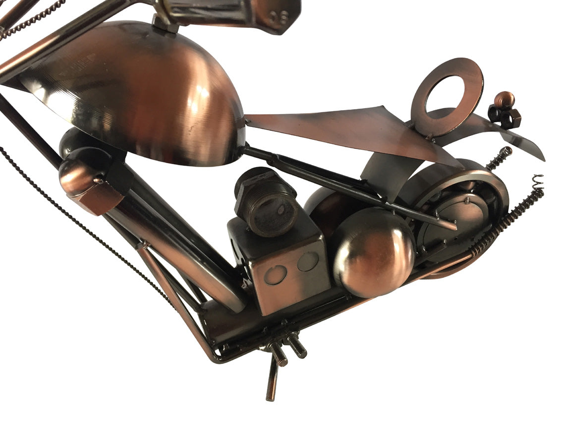 Extra Large Statement Motorbike Made From Nuts and Bolts (and Other Bits!)