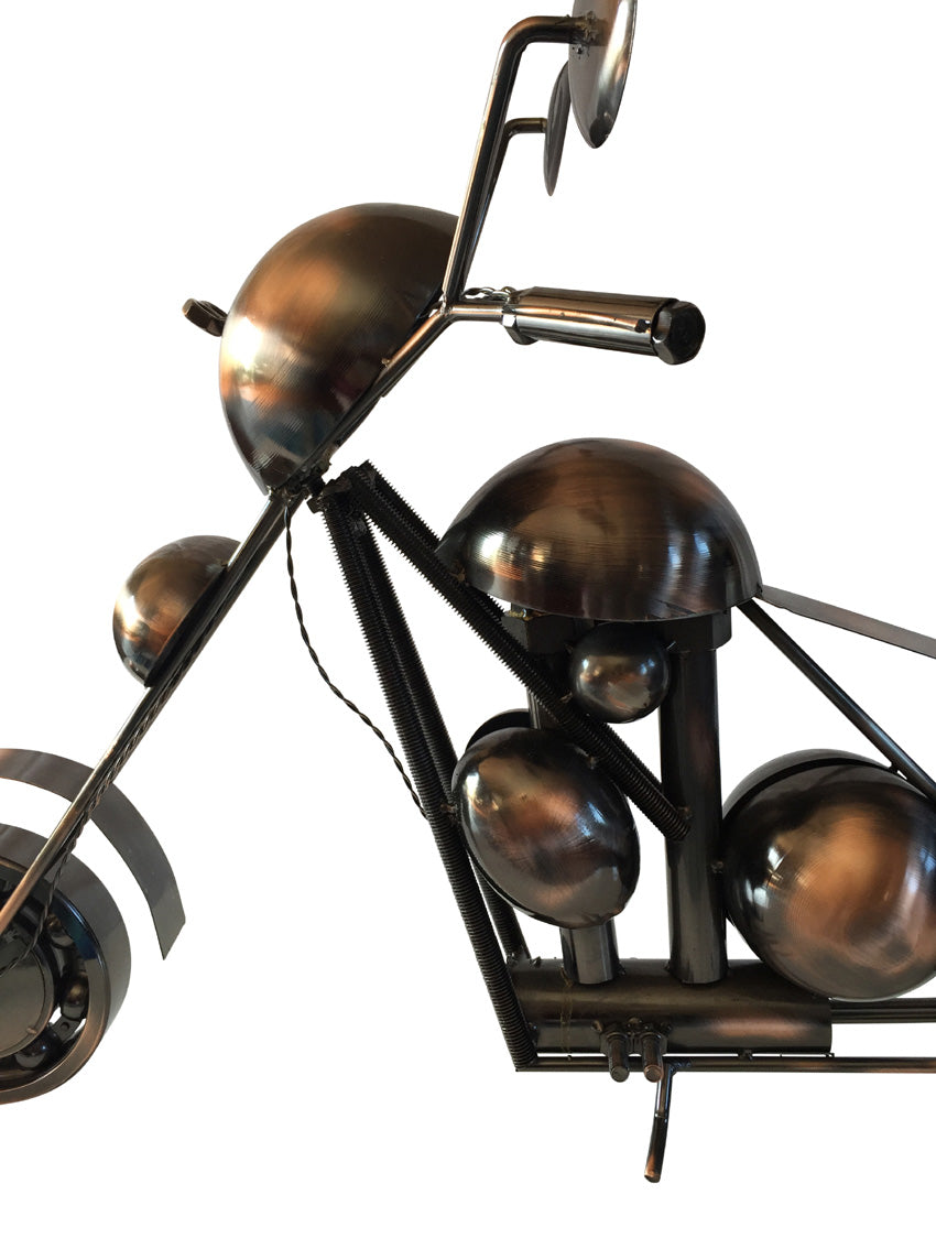 Extra Large Statement Motorbike Made From Nuts and Bolts (and Other Bits!)