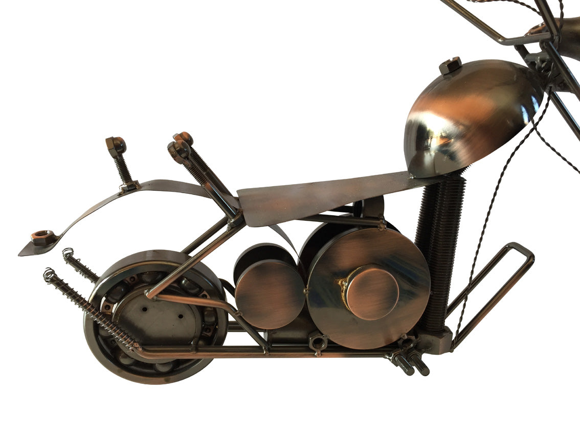 Extra Large Statement Motorbike Made From Nuts and Bolts (and Other Bits!)