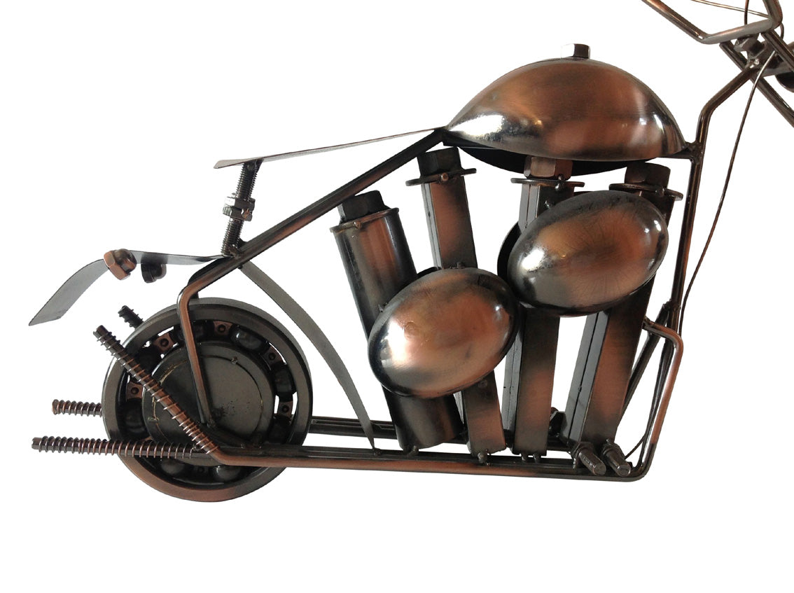 Extra Large Statement Motorbike Made From Nuts and Bolts (and Other Bits!)