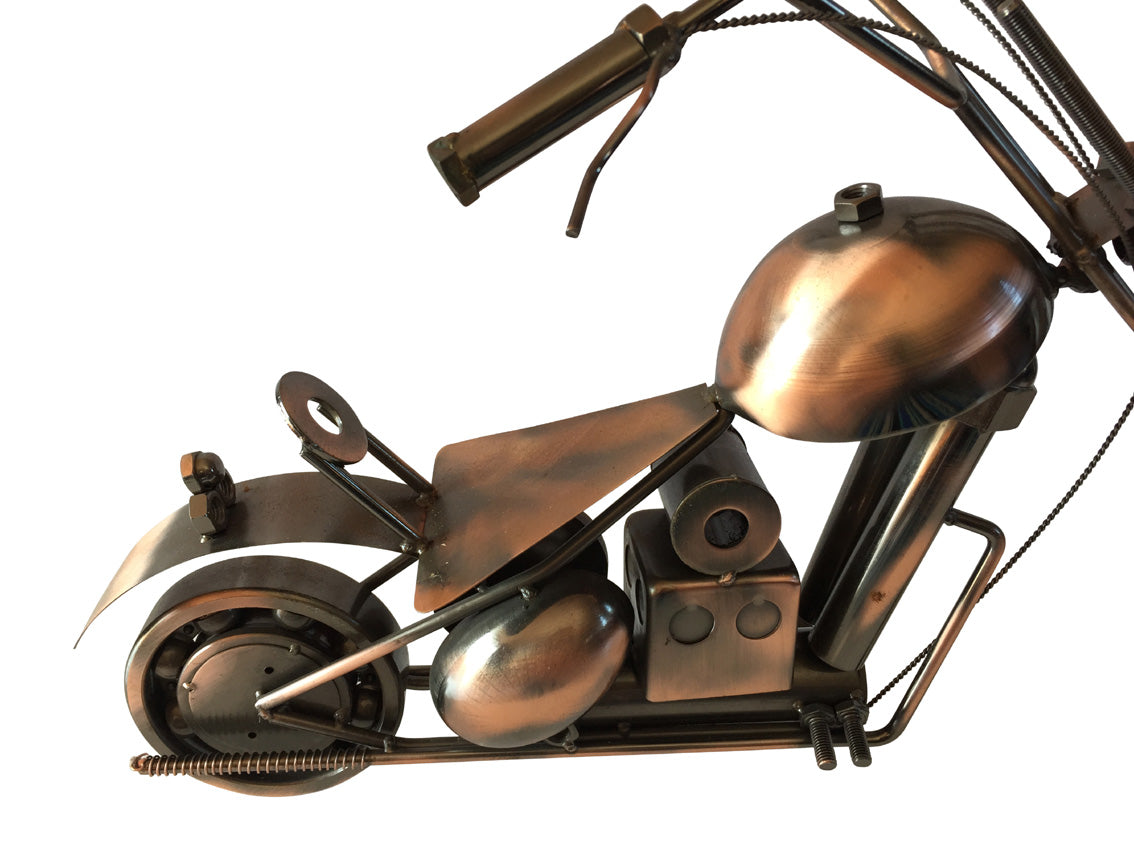 Extra Large Statement Motorbike Made From Nuts and Bolts (and Other Bits!)